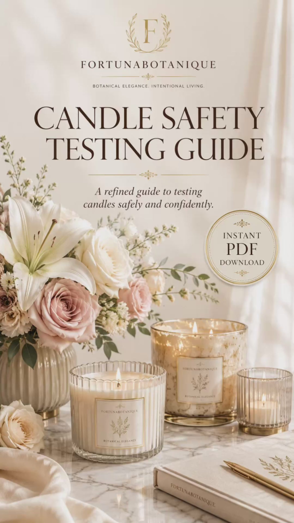 Candle Safety Testing Guide | Candle Making PDF Download
