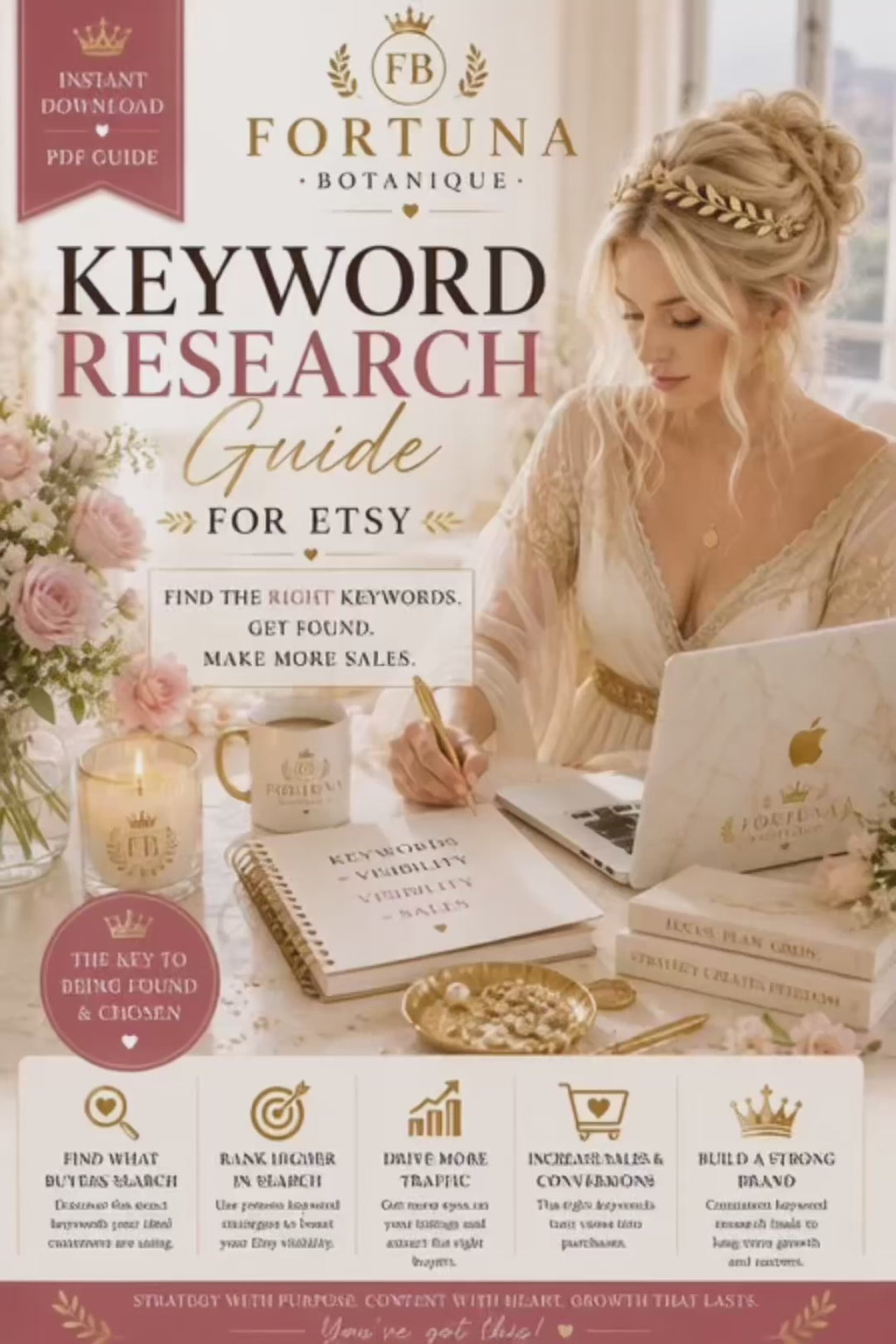 Keyword Research Guide for Etsy | Instant PDF Download