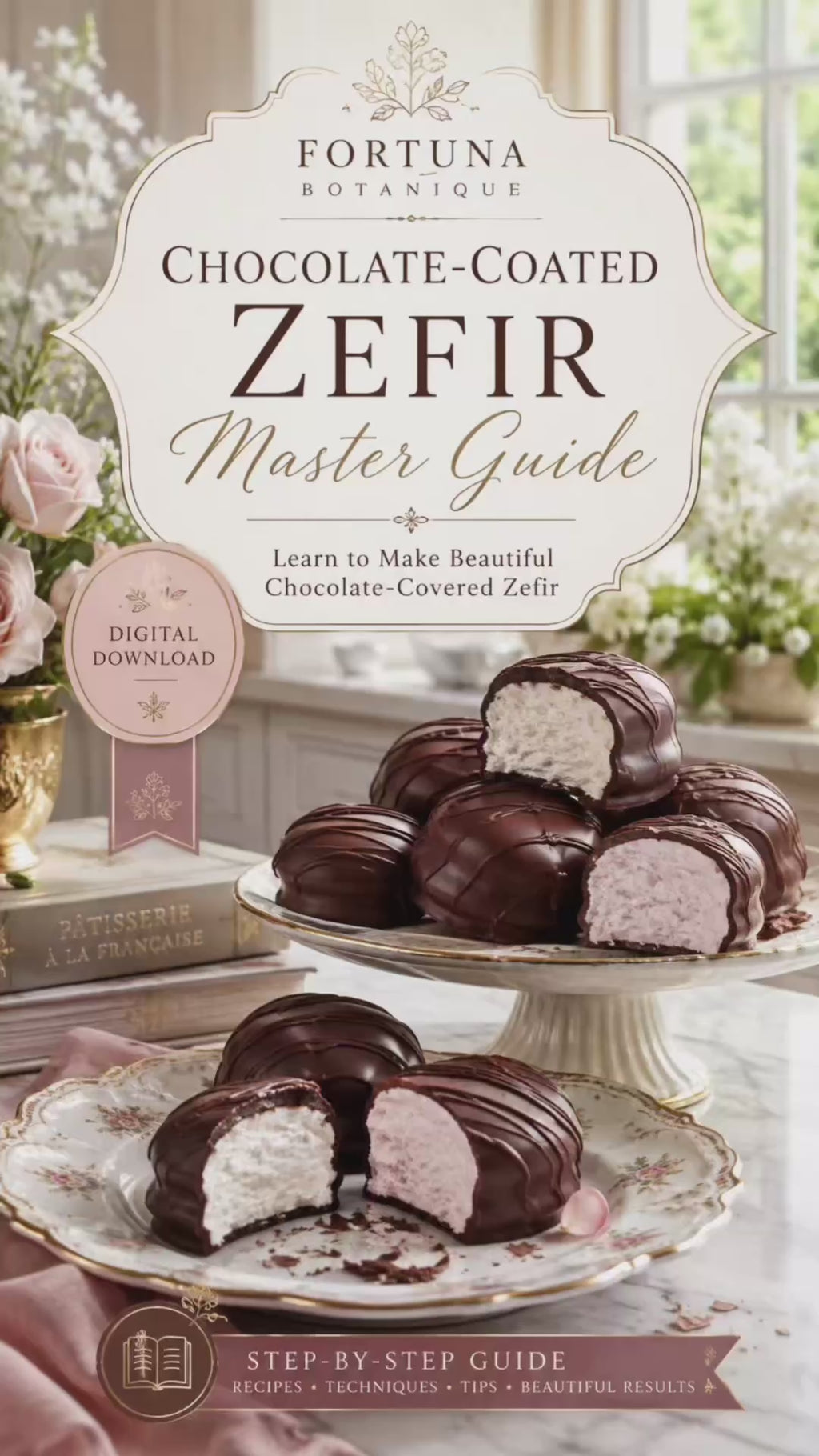 Chocolate-Coated Zefir Master Guide | Chocolate Dipping & Decorating PDF