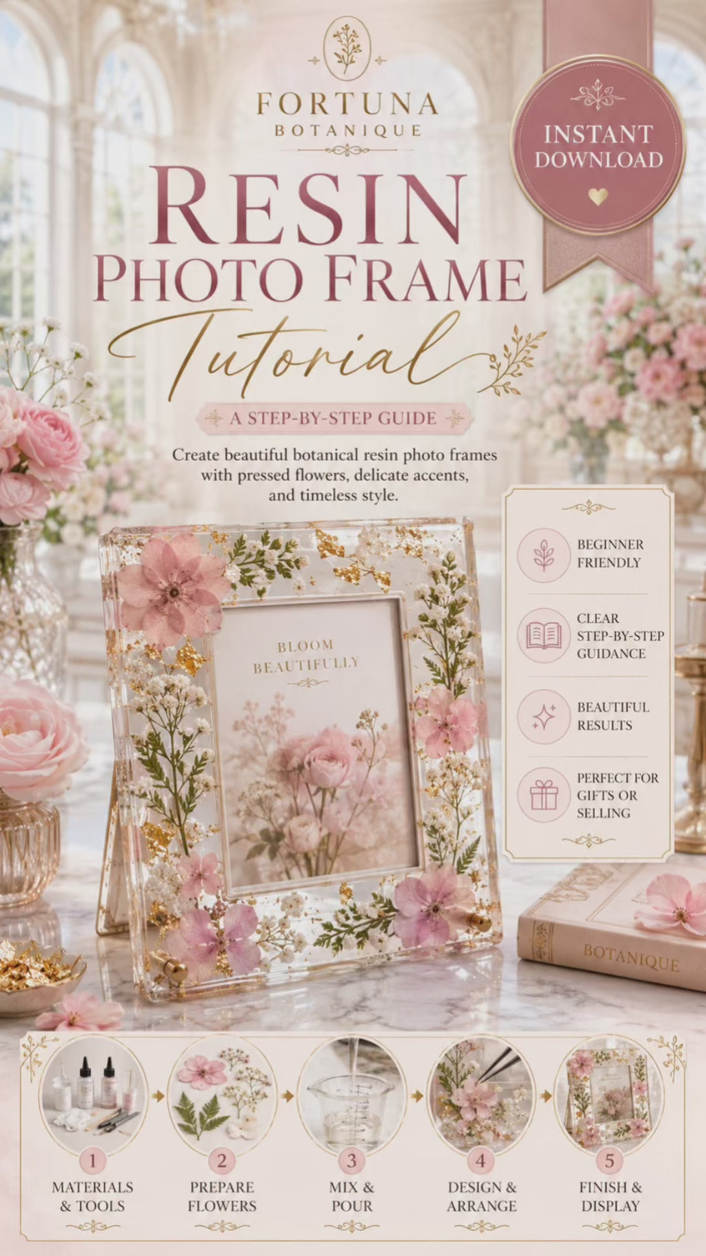 Resin Photo Frame Tutorial Guide for Beginners