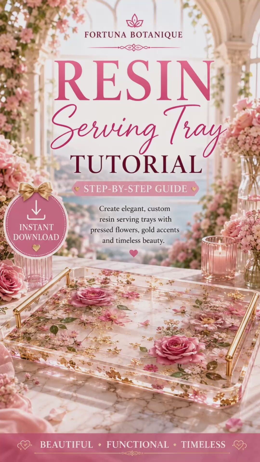 Resin Serving Tray Tutorial Guide for Beginners
