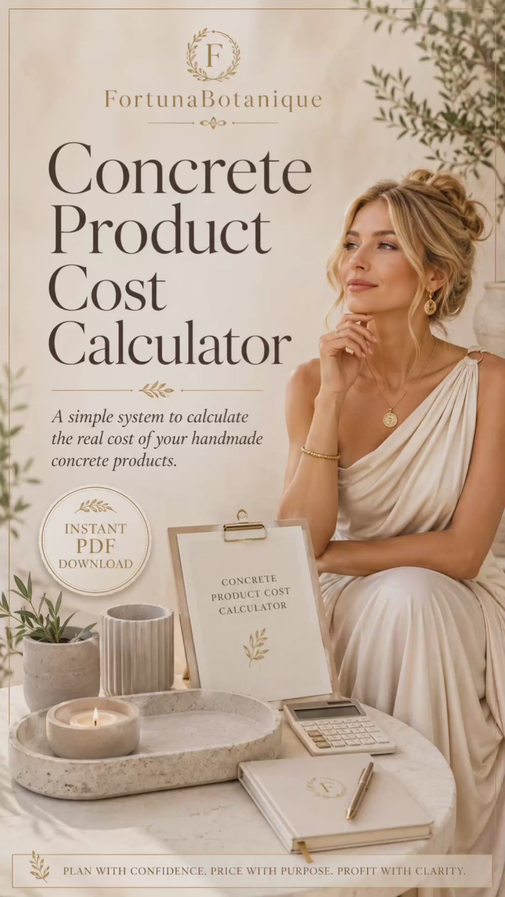 Concrete Product Cost Calculator | Pricing & Profit Guide for Concrete Makers PDF