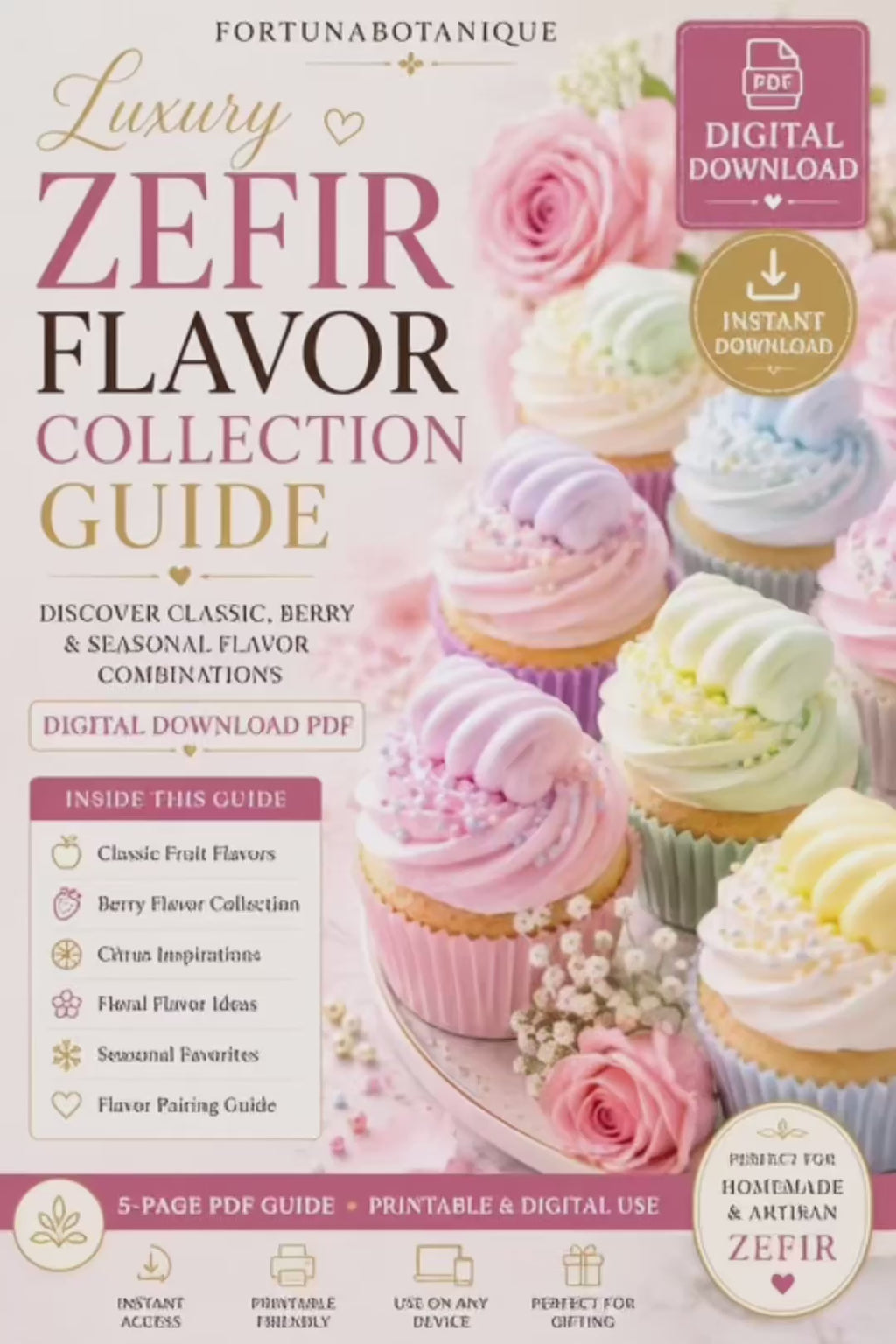 Luxury Zefir Flavor Collection Guide | Premium Flavor Combinations & Pairing Ideas | PDF Recipe Inspiration for Zefir Artists