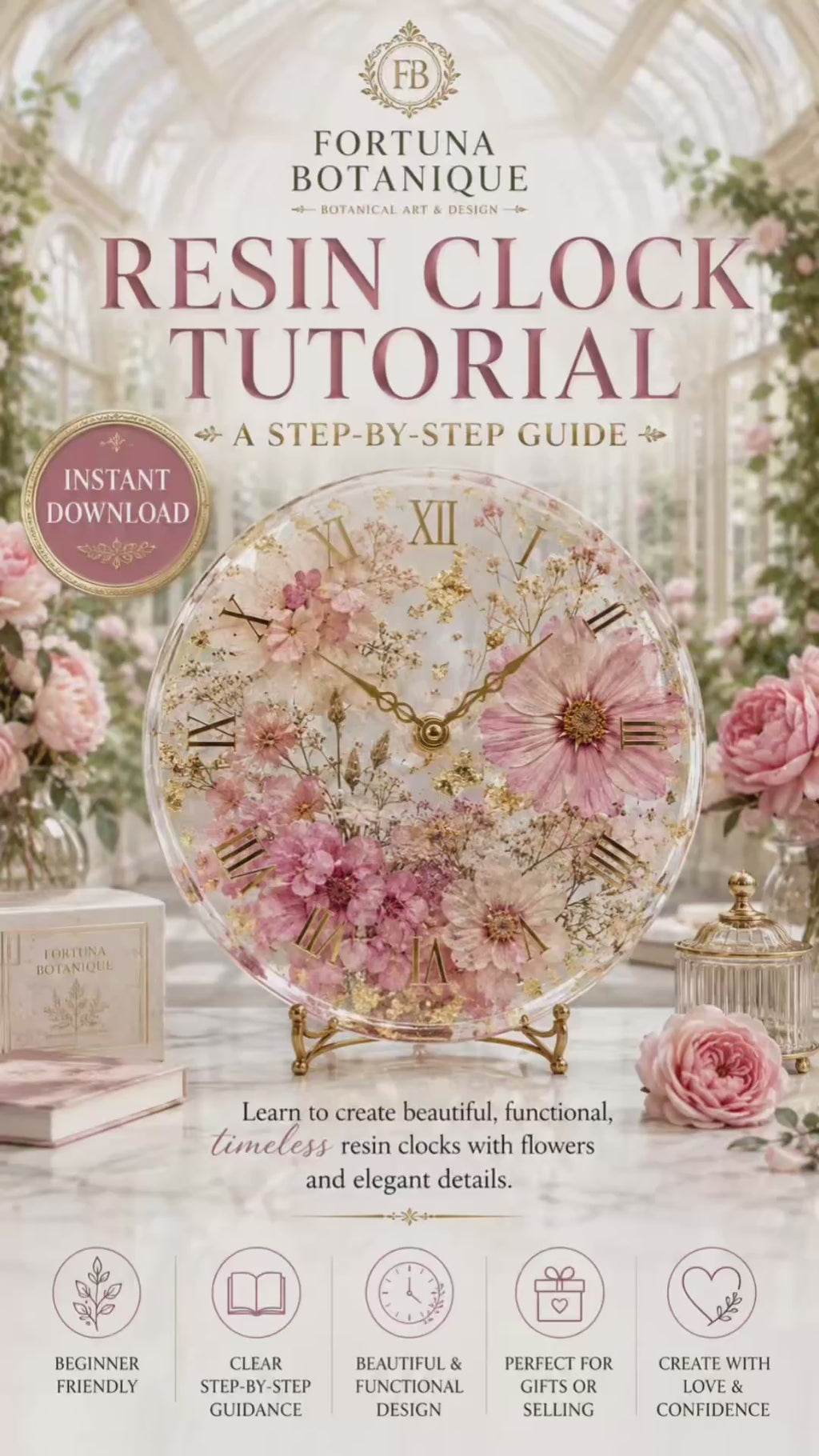 Resin Clock Tutorial Guide for Beginners