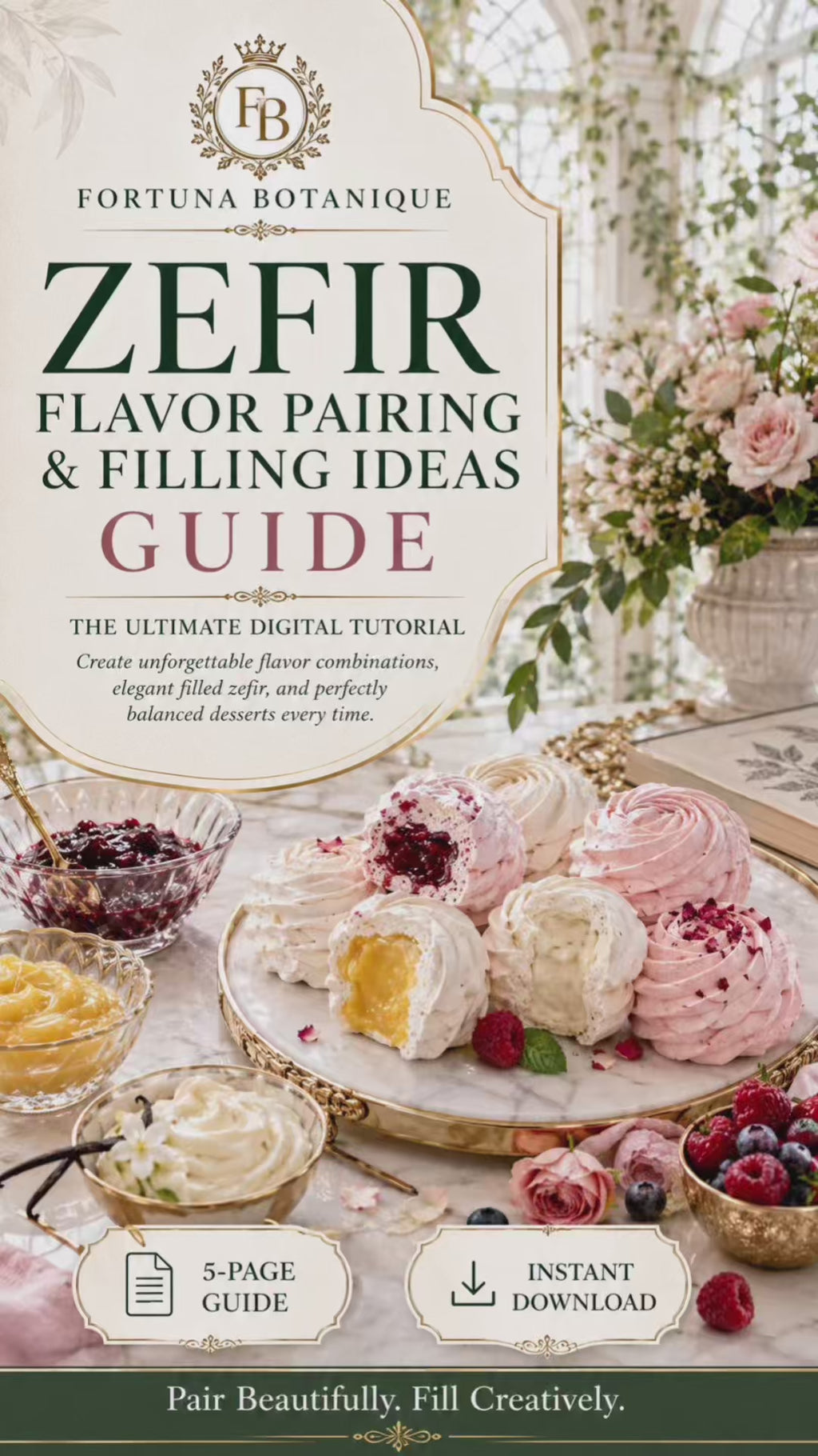 Zefir Flavor Pairing & Filling Ideas Guide | Luxury Dessert Pairings