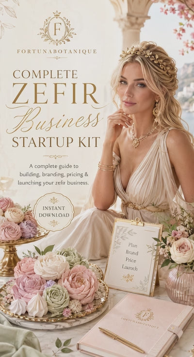 Complete Zefir Business Startup Kit | Branding, Pricing, Packaging, Photography & Launch Guide