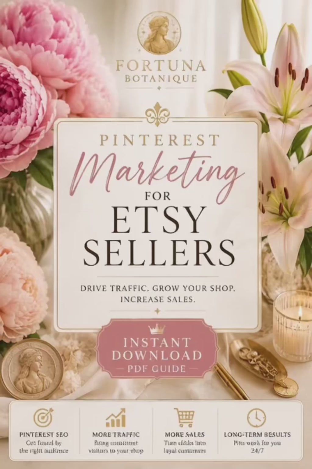 Pinterest Marketing for Etsy Sellers | Instant PDF Guide