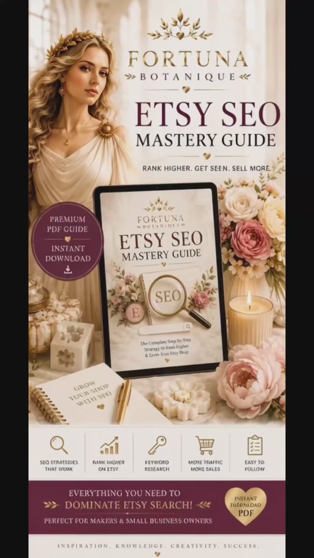 Etsy SEO Mastery Guide | Rank Higher on Etsy | Digital PDF Download